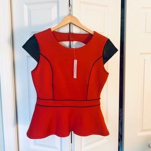 BRAND NEW Romeo & Juliet Couture peplum top